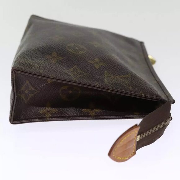 LOUIS VUITTON Monogram Poche Toilette 19 Pouch M47544 LV Auth am6268 - Picture 3 of 16